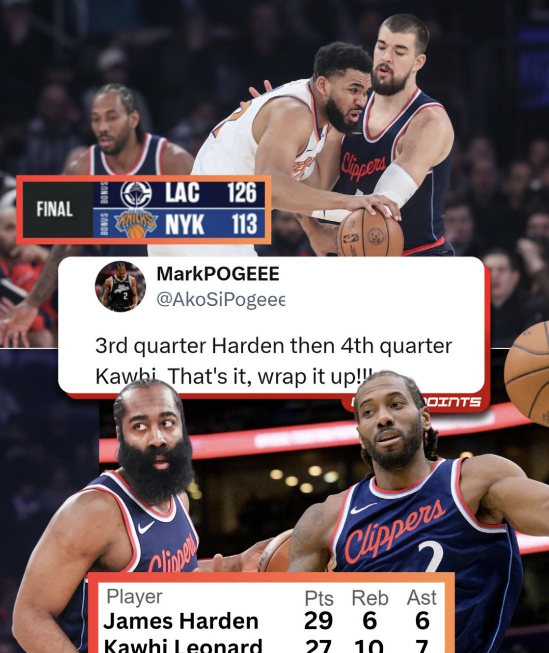 快船惜败尼克斯,遭遇两连败 快船惜败尼克斯,遭遇两连败